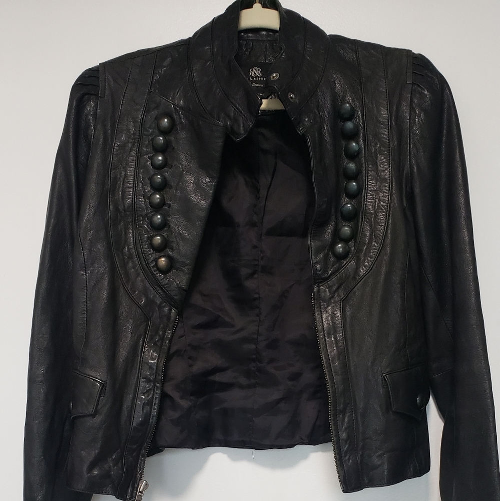 Leather jacket